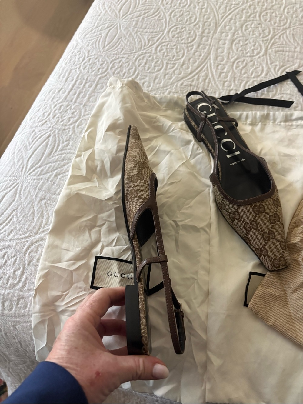 Gucci GG Monogram Slingback
flat, size 38 - Picture 4 of 7